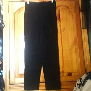 Black skinny dress pants